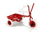 Den klassiske trehjuler med tiplad i farven rød/hvid